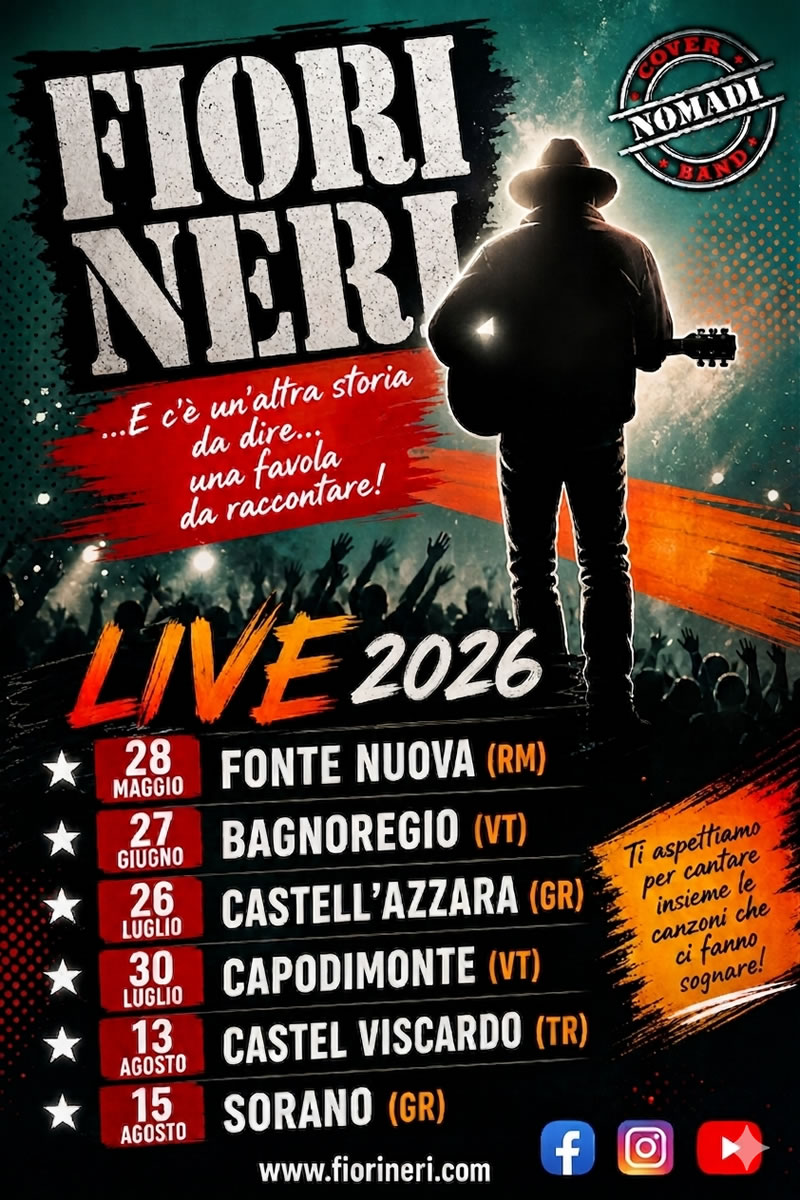 Fiori Neri Live 2026