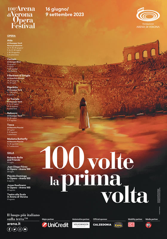 Arena di Verona Opera Festival: le 100 prime volte 