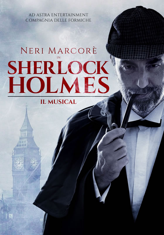 Neri Marcorè in Sherlock Holmes Il Musical