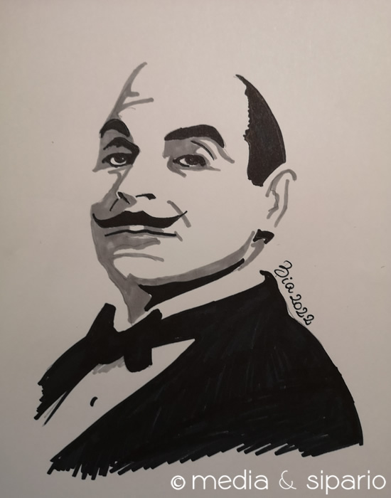 Sir David Courtney Suchet (aka Monsieur Hercule Poirot)