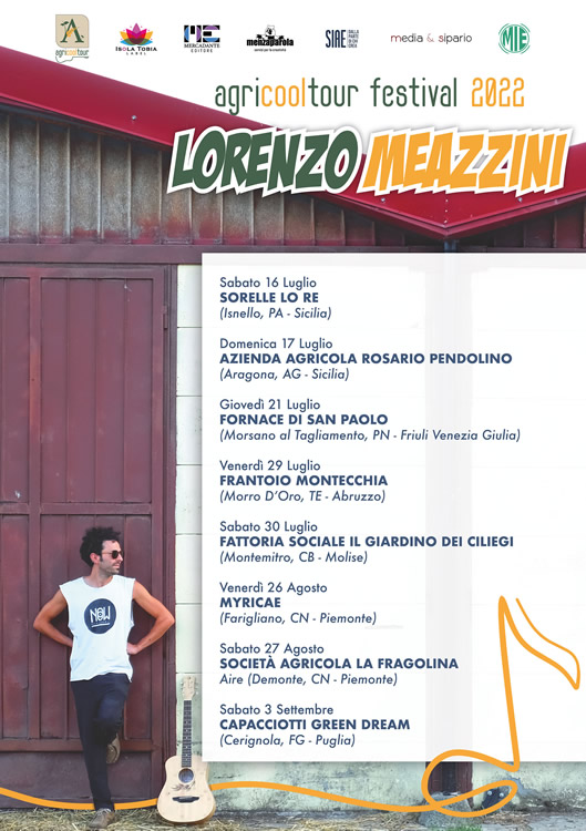 Lorenzo Meazzini è l'artista Agricooltour #2022