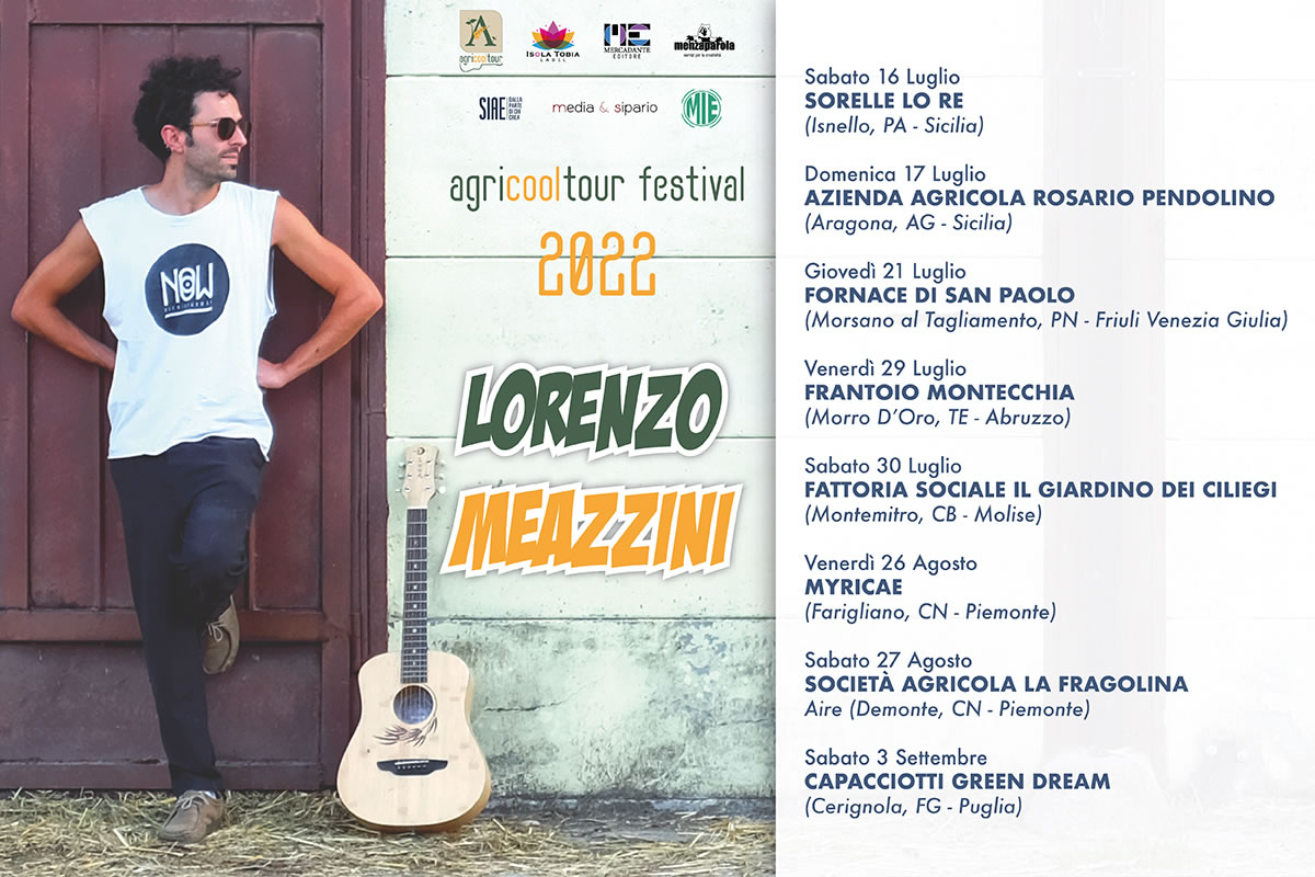 Lorenzo Meazzini è l'artista Agricooltour #2022