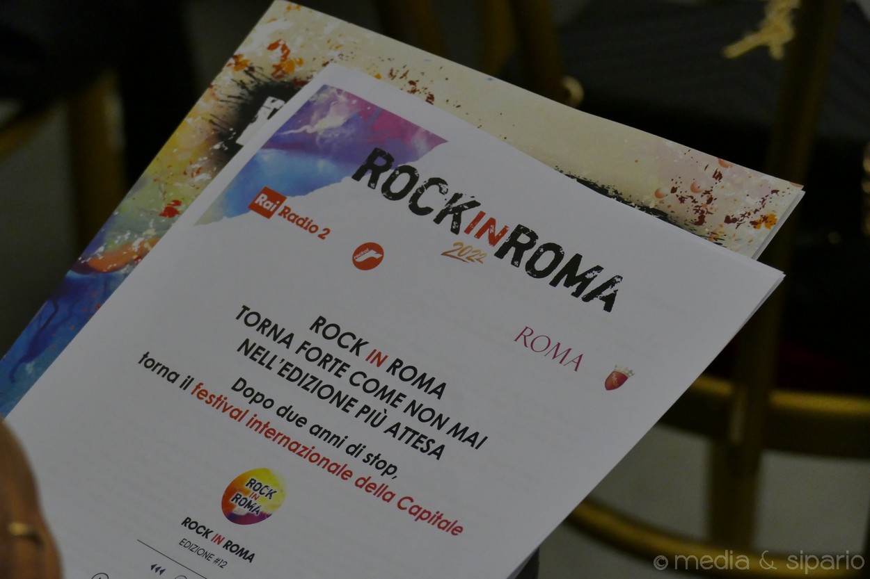 la conferenza stampa di Rock in Roma