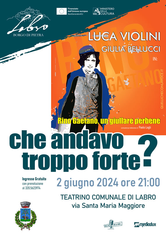 Che andavo troppo forte?