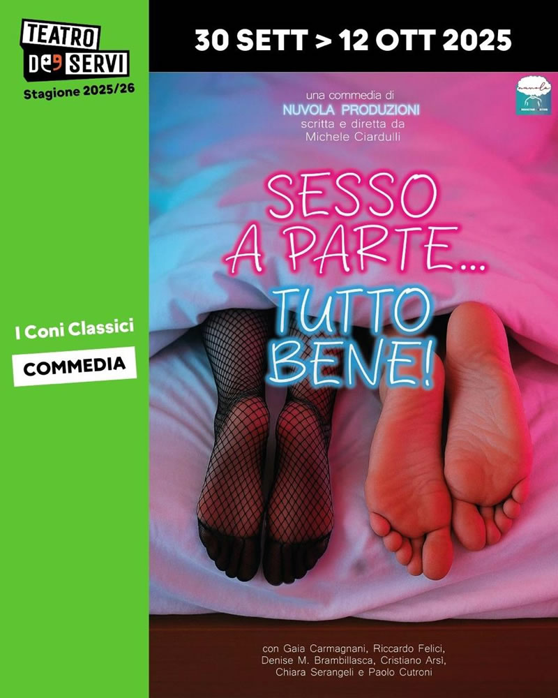 Sesso a parte... Tutto bene!