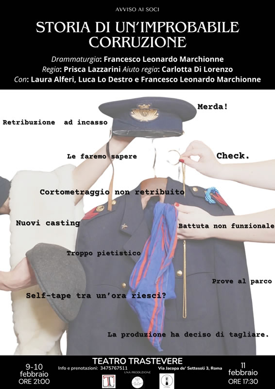 Storia di un'improbabile corruzione al Teatro Trastevere