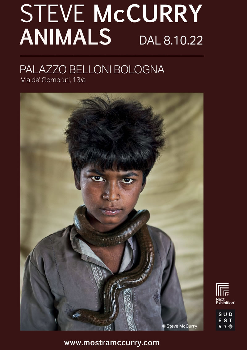 immagine della locandina con la foto di un ragazzo e le indicazioni sulla mostra