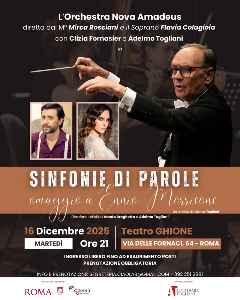 Sinfonie di Parole - Omaggio a Ennio Morricone