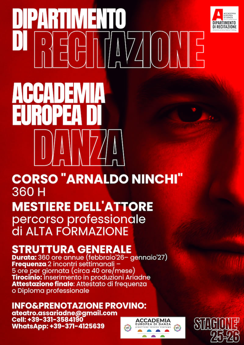 Accademia Europea di Danza: audizioni nazionali